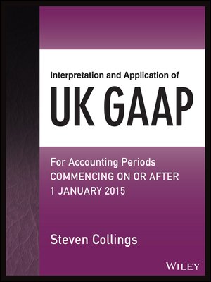 cover image of Interpretation and Application of UK GAAP for accounting periods commencing on or after 1 January 2015